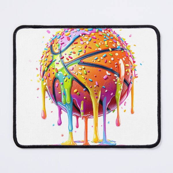 Item preview, Basketball Ice Cream Drip for Boys Girls Youth T-Shirt designed and sold by RKdrawings.