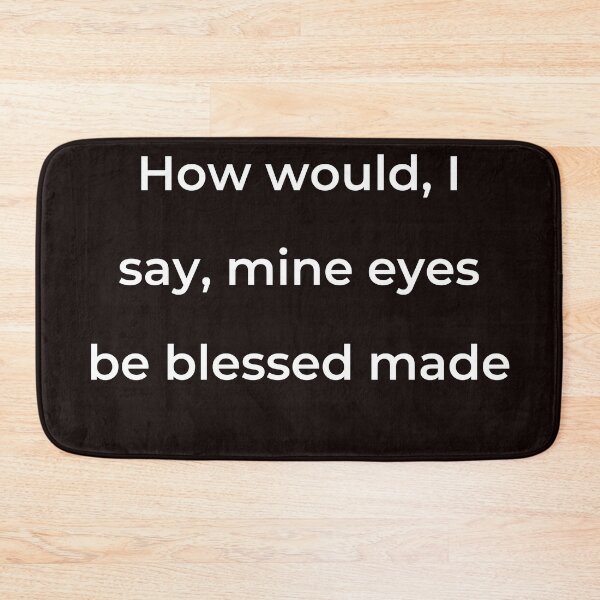 Item preview, "How would, I say, mine eyes be blessed made" - print white designed and sold by ariksworld.