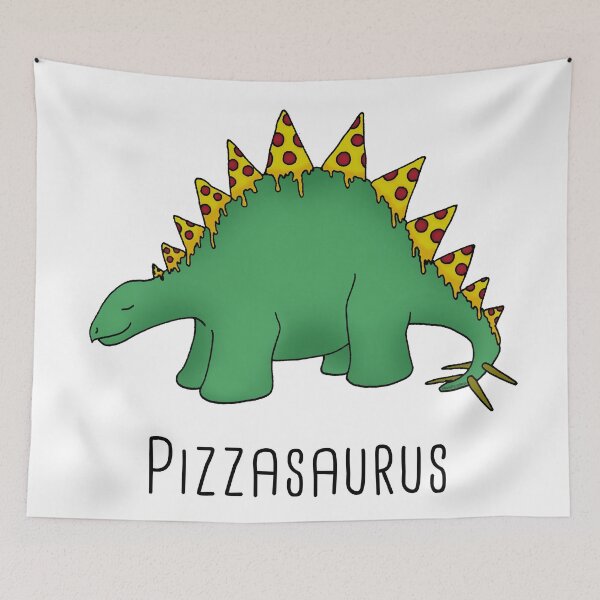 Item preview, PizzaSaurus [BigWhite] designed and sold by HannahRBrown.