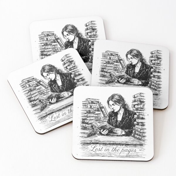 Item preview, Archival Study Shadow - Dark Academia Girl designed and sold by bapupa.