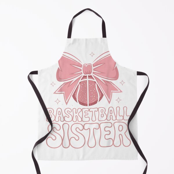 Item preview, Basketball Sister Cute Pink Bow Sports Fan Graphic T-Shirt designed and sold by RKdrawings.