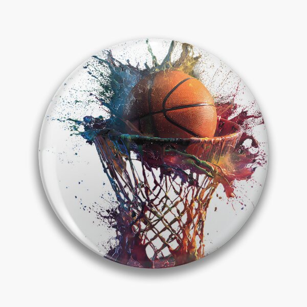Item preview, Basketball Splash Graphic Colorful Basketball Player Team T-Shirt designed and sold by KTY-NUSS.