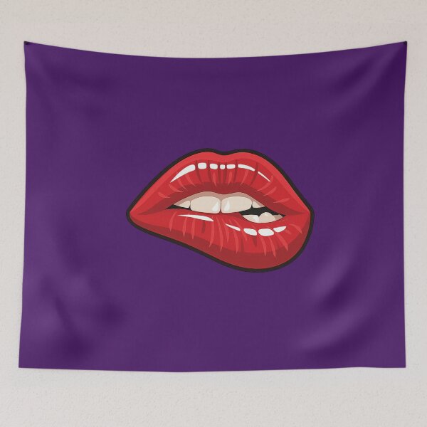 Item preview, Glossy Red Lips Pop Art designed and sold by myJPEG.