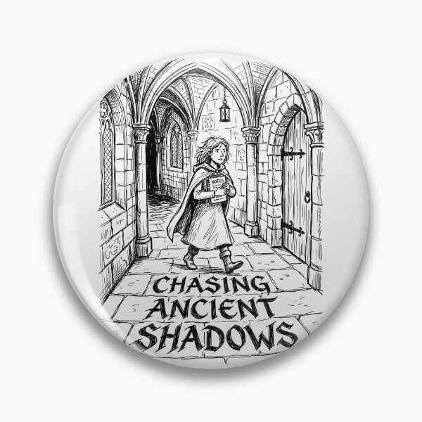 Item preview, Cloister Walk Reverie - Dark Academia Girl designed and sold by bapupa.