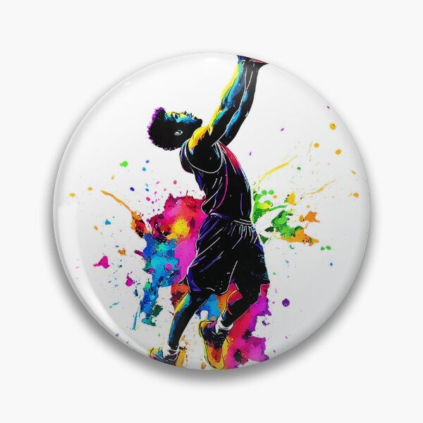 Item preview, Colorful Basketball Player T-Shirt designed and sold by gidget-gadget.