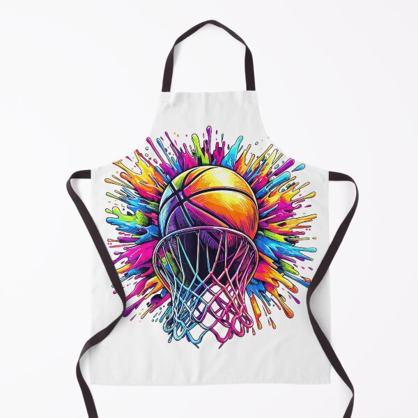 Artikelvorschau, Buntes Basketballkorb-T-Shirt entworfen und verkauft von KTY-NUSS.