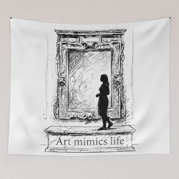 Item preview, Museum Gallery Muse - Dark Academia Girl designed and sold by bapupa.