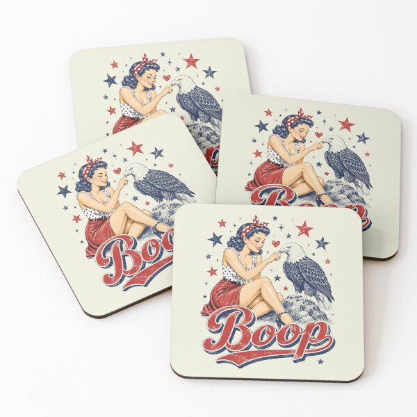 Item preview, Funny Hand Boop Nose Girl Eagle Funny Patriotic 4th of July designed and sold by NicowrmSArt.
