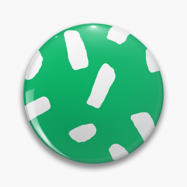 Item preview, Abstract White Confetti Blobs on Vibrant Green with Playful Circus Vibe designed and sold by ArtyFridgees.