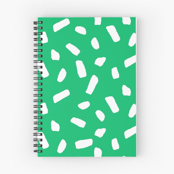 Item preview, Abstract White Confetti Blobs on Vibrant Green with Playful Circus Vibe designed and sold by ArtyFridgees.