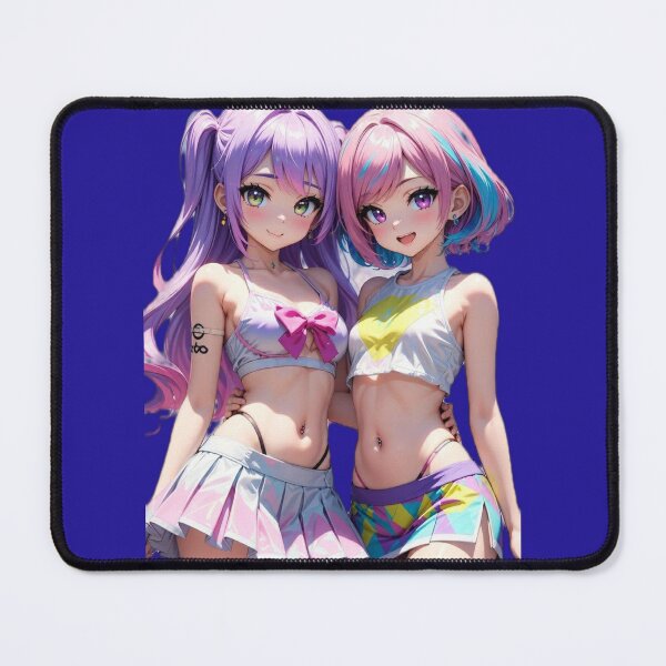 Item preview, Pastel Summer Idol Duo – Kawaii Anime Girls Art Название на русском designed and sold by RadaQueen.