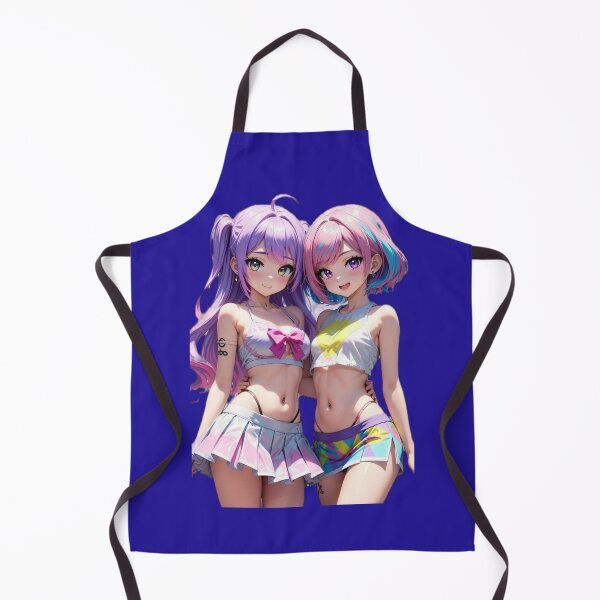 Item preview, Pastel Summer Idol Duo – Kawaii Anime Girls Art Название на русском designed and sold by RadaQueen.