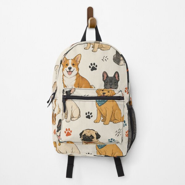 Item preview, Cute Dog Pattern | Seamless Puppy Wallpaper Design for Dog Lovers designed and sold by RJACreative.