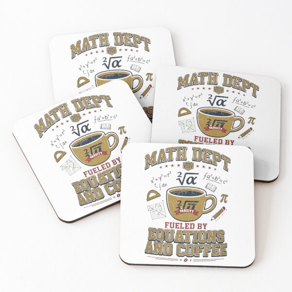 Item preview, Fueled by Equations & Coffee Math Department Vintage back to school designed and sold by CF_VintageDesign.