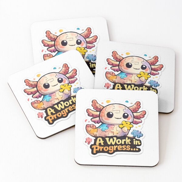 Item preview, A work in progress designs funny sticker treandy design  designed and sold by Jyotisima8929.