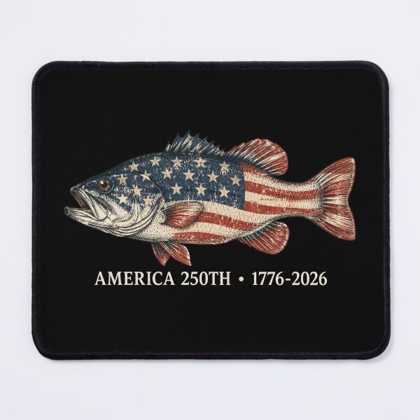 Item preview, 250 America Years 1776 2026 Fishing USA Flag 250th Birthday 2 designed and sold by NicowrmSArt.
