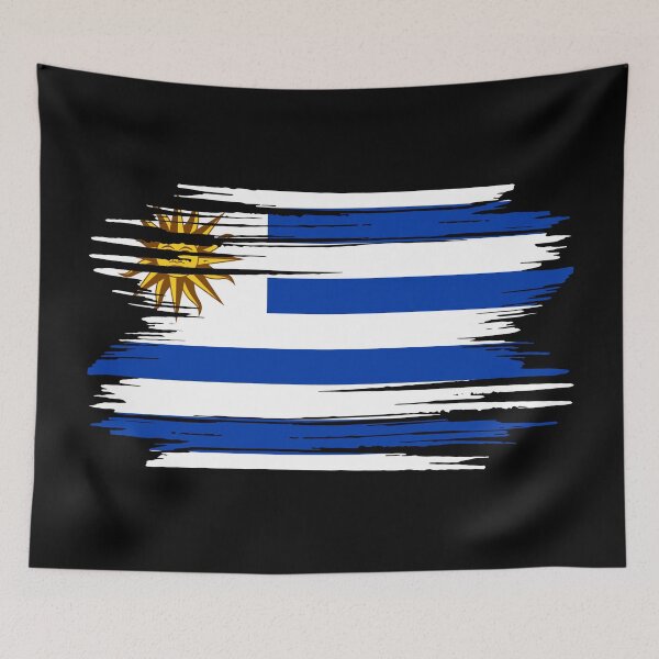 Item preview, Distressed Uruguay Flag designed and sold by shitpostee.