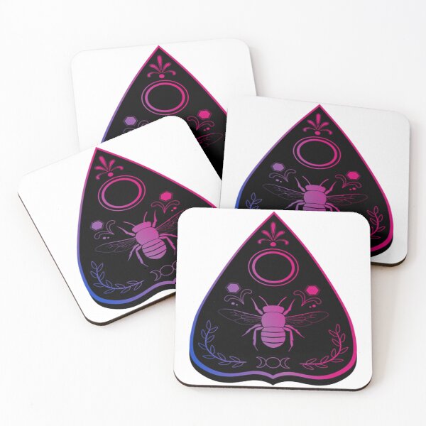 Item preview, Bisexual Pride Honeybee Ouija Planchette designed and sold by SilentMeadow12.