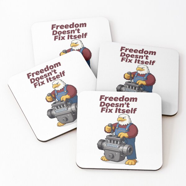 Item preview, Freedom Doesn't Fix Itself Funny American Eagle Mechanic designed and sold by Meadowmood.