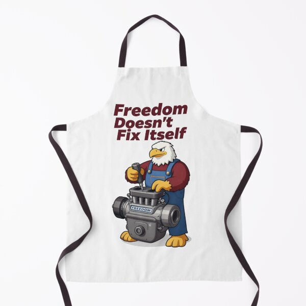 Item preview, Freedom Doesn't Fix Itself Funny American Eagle Mechanic designed and sold by Meadowmood.