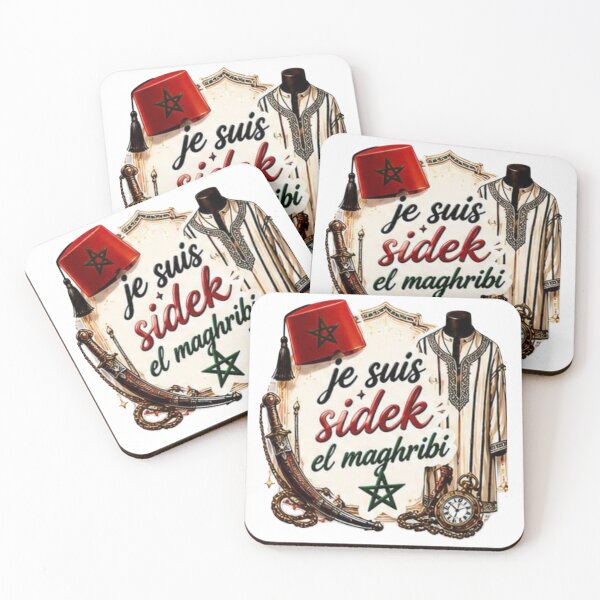 Item preview, Je Suis Sidek El Maghribi - Moroccan Heritage Pride designed and sold by     MoodLabDesigns.