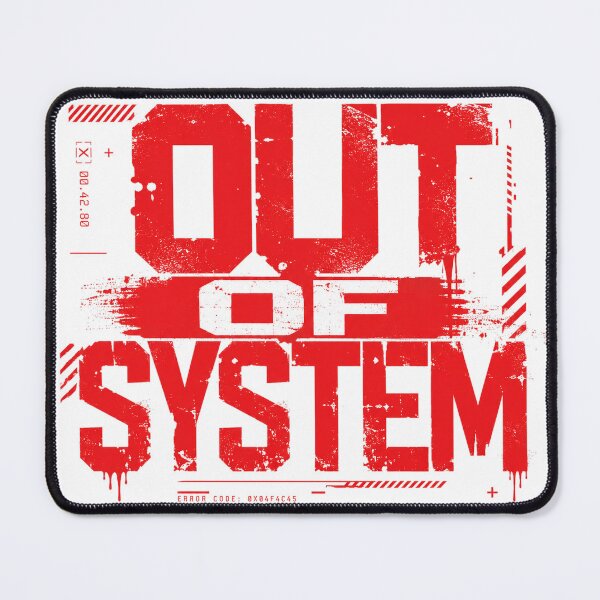 Item preview, Out Of System Cyberpunk Glitch Graphic designed and sold by the-dovlat.