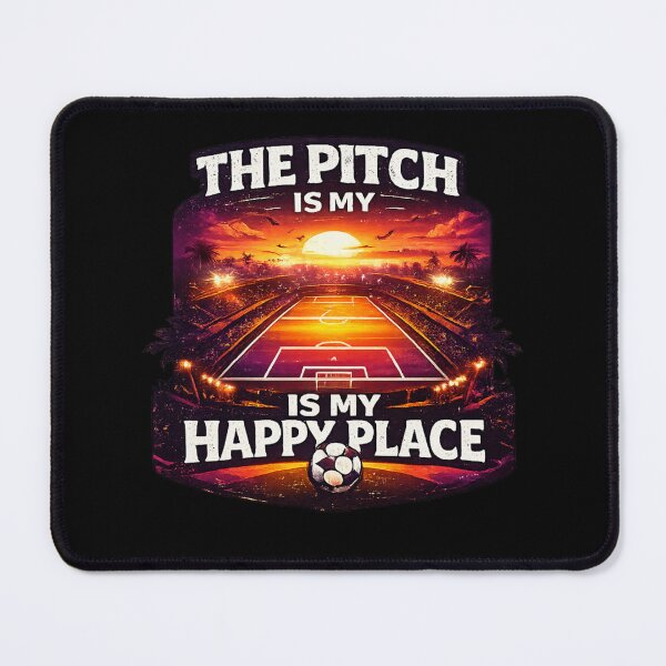 Item preview, T-Shirt Design Description — “The Pitch is My Happy Place” designed and sold by MaafiaArtsThai.