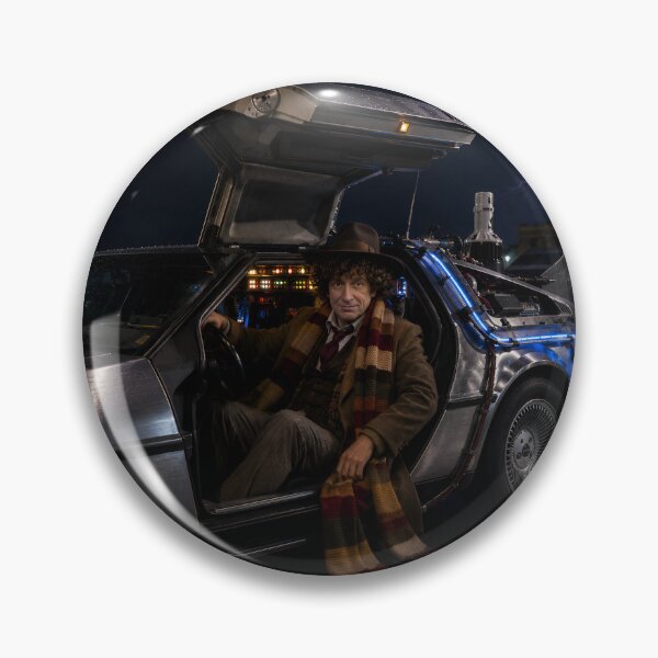 Item preview, The Doctor in the DeLorean time machine  designed and sold by WiseBow.