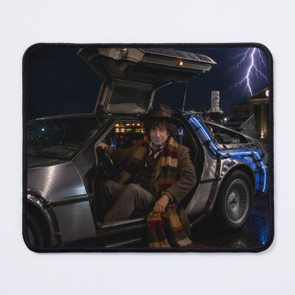 Item preview, The Doctor in the DeLorean time machine  designed and sold by WiseBow.