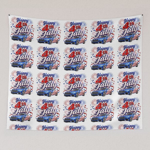 Item preview, 4th of July with fancy car designed and sold by manytshirts.