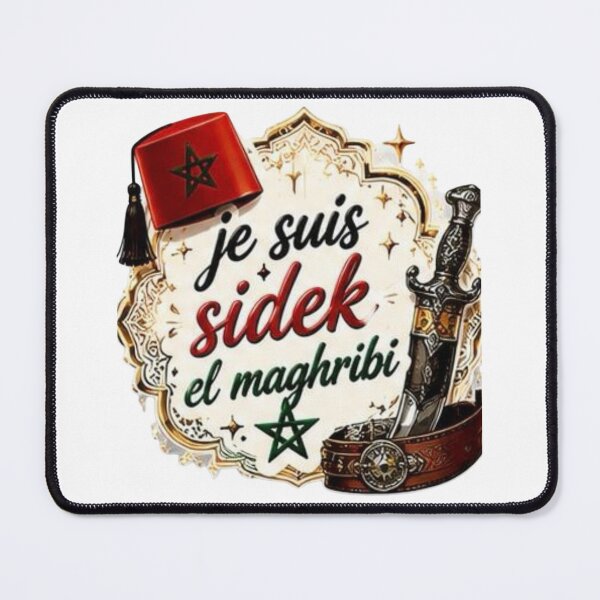 Item preview, Je Suis Sidek El Maghribi - Moroccan Pride & Culture designed and sold by     MoodLabDesigns.