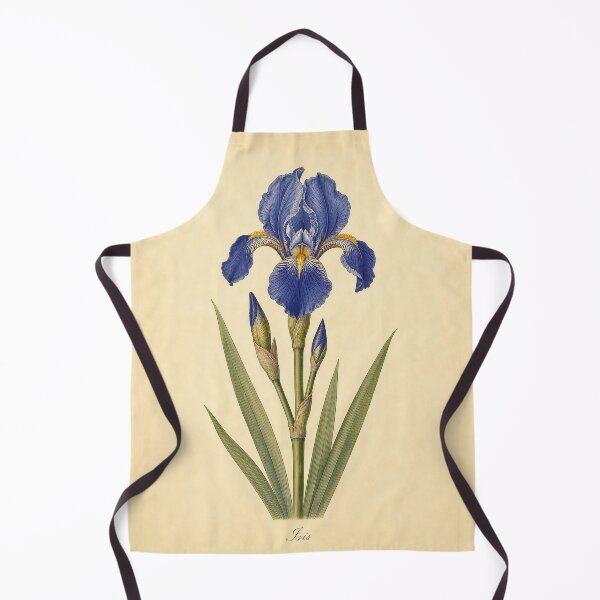 Item preview, Vintage Blue Iris Botanical Flower Art Print designed and sold by NuvoraNest.