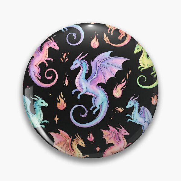 Item preview, Colorful Pastel Magica Dragon Pattern designed and sold by ismailiano.