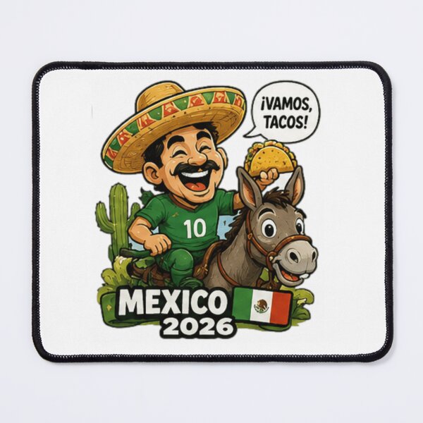 Item preview, ¡Vamos, Tacos! Mexico 2026 Soccer Fan Sticker designed and sold by syndia2209.