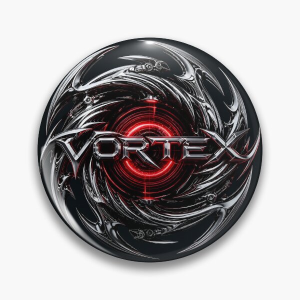 Item preview, Vortex Cyber Orbital Crimson Red Liquid Chrome Techwear Streetwear designed and sold by Novastitchshop.