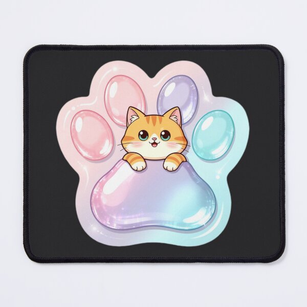 Item preview, Kawaii Cat Paw Jelly Sticker designed and sold by Moody Vibes Studio.