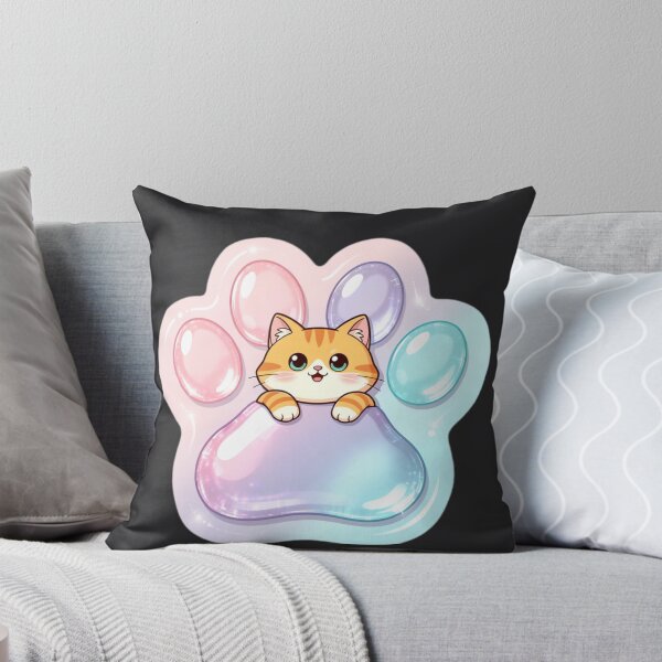 Item preview, Kawaii Cat Paw Jelly Sticker designed and sold by Moody Vibes Studio.