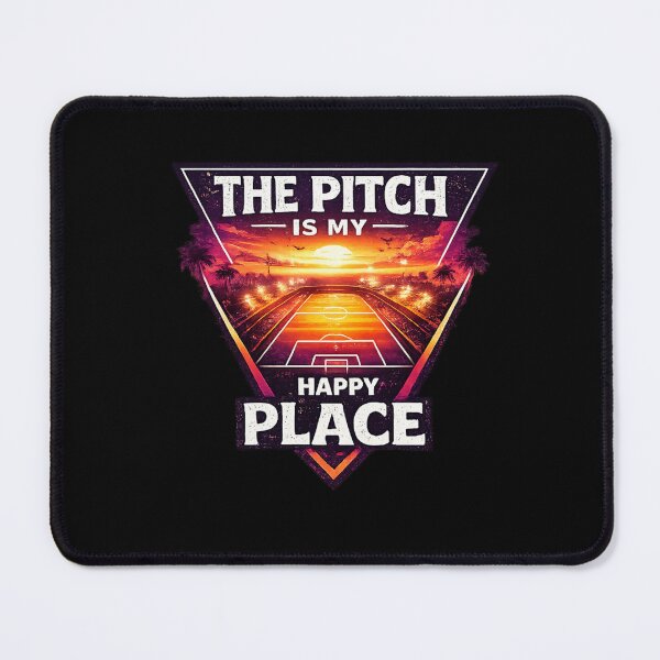Item preview, T-Shirt Design Description — “The Pitch is My Happy Place” designed and sold by MaafiaArtsThai.