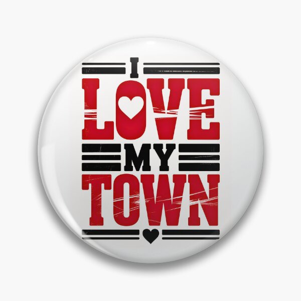 Item preview, I love my town designed and sold by Agu210.