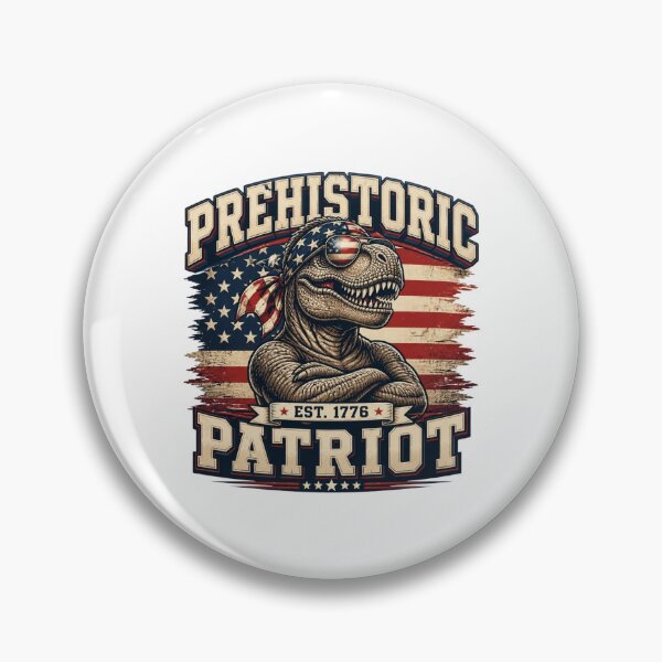 Item preview, Prehistoric Patriot Dinosaur designed and sold by CreativeTag.