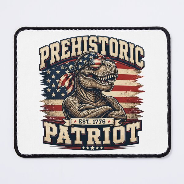 Item preview, Prehistoric Patriot Dinosaur designed and sold by CreativeTag.