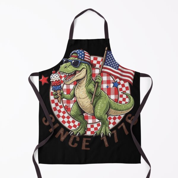 Item preview, Patriotic T-Rex 4th of July American Flag Since 1776 Ice Cream designed and sold by haitrieuic96.
