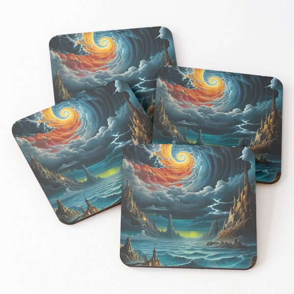 Item preview, Colorful Landscape painting  designed and sold by Chantel Fourie.