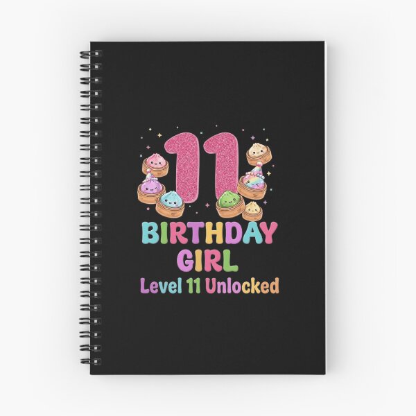 Item preview, 11th Birthday Girl Level 11 Unlocked Cute Kawaii Dumplings Dim Sum designed and sold by haitrieuic96.
