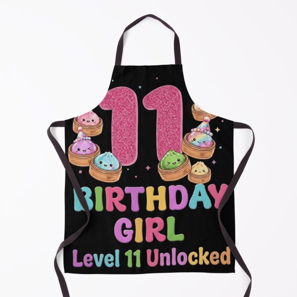 Item preview, 11th Birthday Girl Level 11 Unlocked Cute Kawaii Dumplings Dim Sum designed and sold by haitrieuic96.