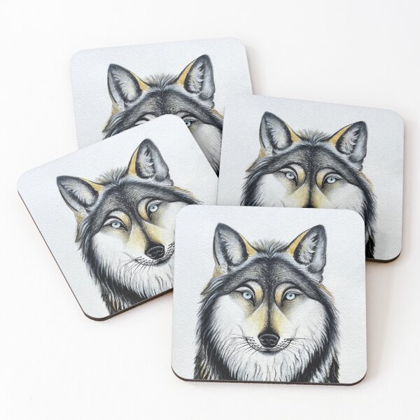 Item preview, wolf, forest wolf, gray wolf, woodland animal, forest animal, animal art, wildlife designed and sold by AnnaArt1110.