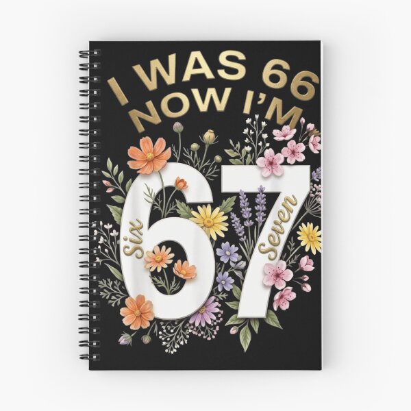 Item preview, I Was 66 Now I'm 67 Floral 67th Birthday Elegant Design designed and sold by haitrieuic96.