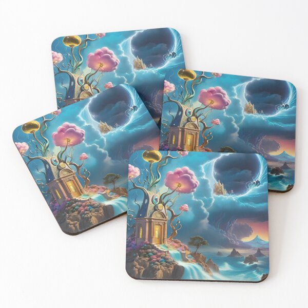 Item preview, Colorful Landscape painting  designed and sold by Chantel Fourie.