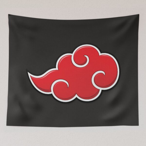 Item preview, Akatsuki Red Cloud Anime Symbol designed and sold by myJPEG.