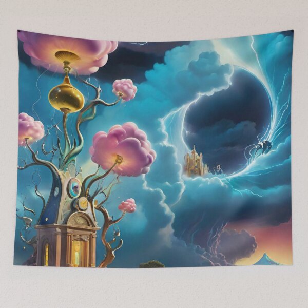 Item preview, Colorful Landscape painting  designed and sold by Chantel Fourie.